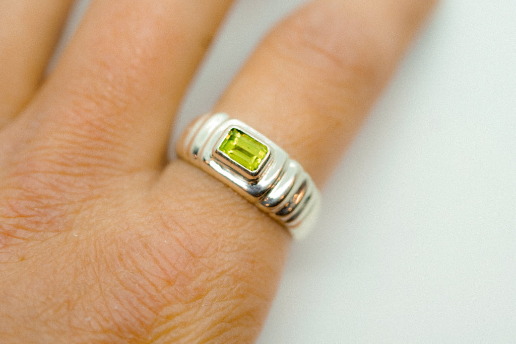 Peridot Stack Ring