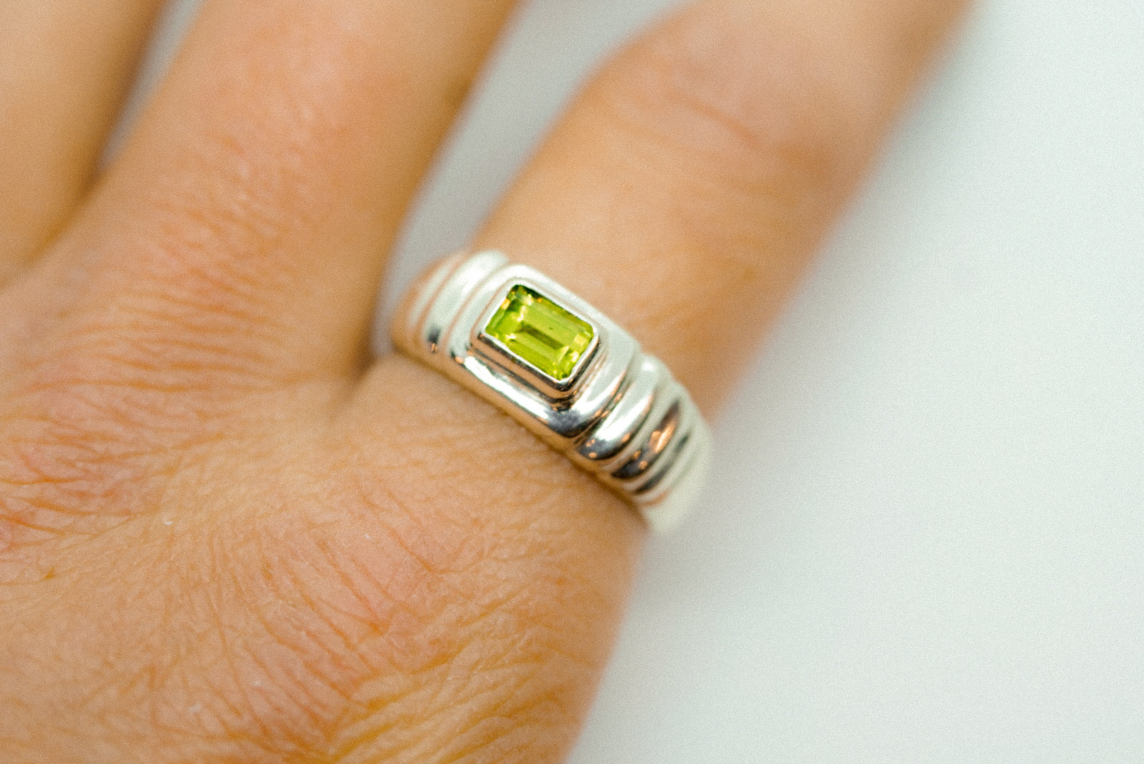 Peridot Stack Ring