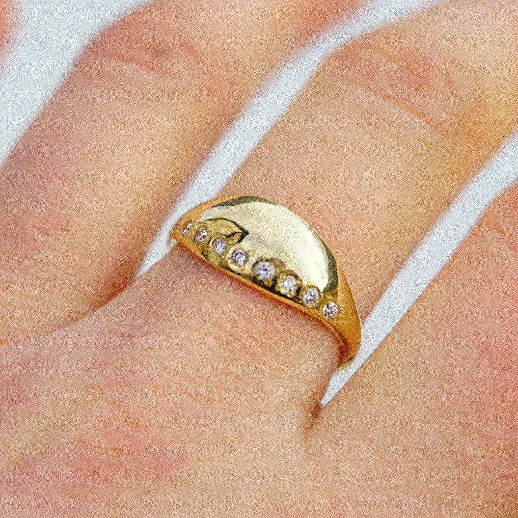 The Dawn Ring | Lab Diamond Ring in 9ct Gold